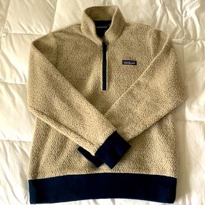 Patagonia women’s fleece quarter-zip pullover sweater small